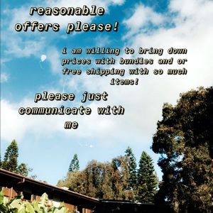 please be reasonable!